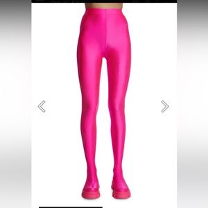 DOLLS KILL legging pants attached to a platform boot! HOT pink 🩷